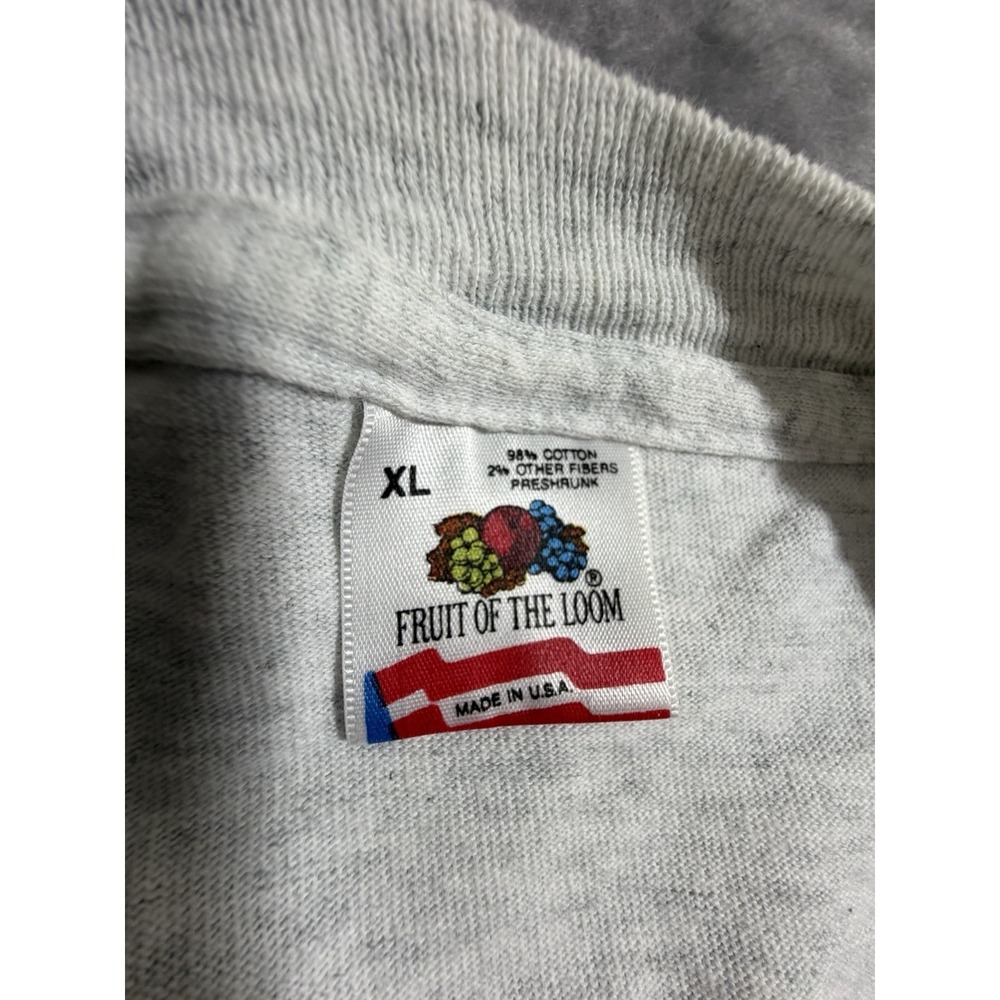 Vintage 1990 Single Stitch Made In USA Fruit Of Loom TShirt Breeders Cup Size XL - Picture 2 of 7